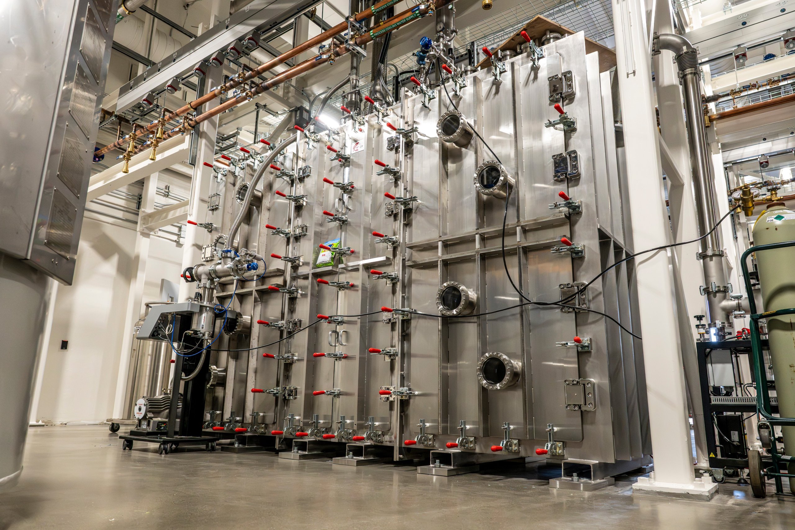 PsiQuantum MK3 cryogenic cabinets at PsiFactory